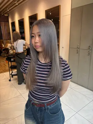 ロング ️🩵RINKA/ ハイトーンカラー🩵のヘアスタイル