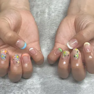 ネイル 【Zina京都駅前】 きぬがわ らむのネイルデザイン