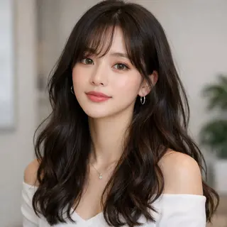 ロング リムヘアーズボウグループ所属・rim. reinaのヘアスタイル