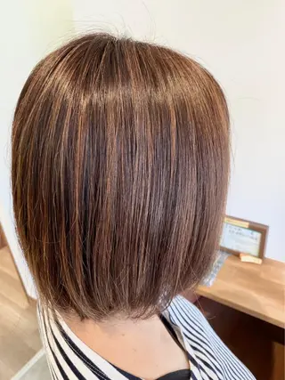 ミディアム chill out 南塚口本店のヘアスタイル