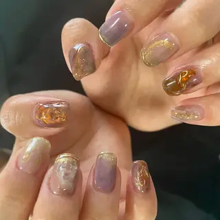 カラー ネイル scre as Etelのネイルデザイン