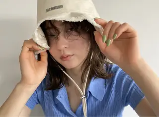 パーマ 大阪/レイヤー/ ツヤ髪/ヨシノヒメカのヘアスタイル