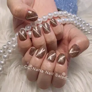 ネイル 💎CC・NaNa 韓国風ネイル🌙Cのネイルデザイン