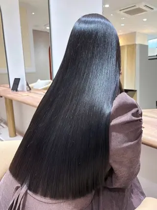 ロング 美髪矯正 蓮のヘアスタイル