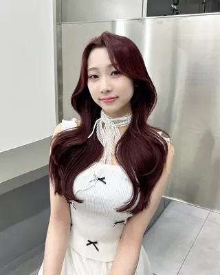 ロング カラー MAEUL NAGOYA所属・⛓ワンホンレイヤー 🥀🖤/あいりのヘアスタイル