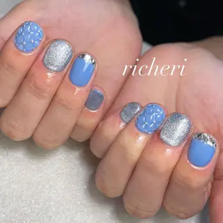 ミディアム ネイル richeri beautyのネイルデザイン