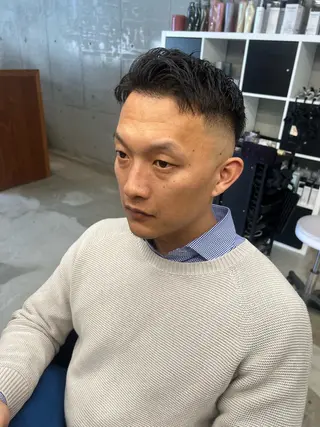 ショート メンズ アンドチル所属・メンズ特化美容師 💫西村一真のヘアスタイル