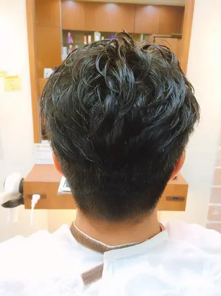 パーマ メンズ 大野 まゆのヘアスタイル