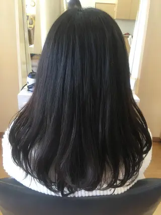 セミロング パーマ 牛島 久美子のマツエク・マツパデザイン