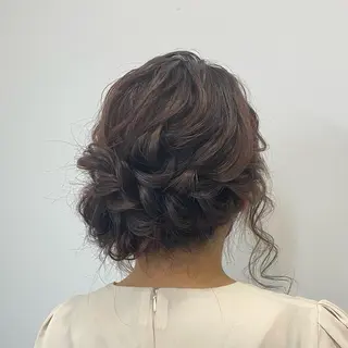 ロング ヘアアレンジ 透明感ワンカラー梅田 ダブルカラー/川上のヘアスタイル