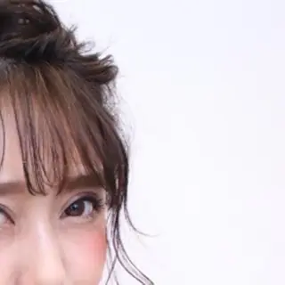 ミディアム パーマ ヘアアレンジ 艶髪カラー&ウルフ フルカワ ヒロズミのヘアスタイル