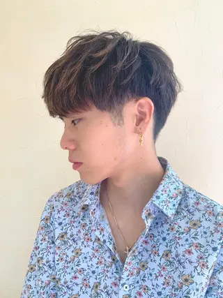 ミディアム 血分 優人のヘアスタイル