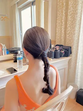 ロング ヘアアレンジ 鈴木 沙羅のマツエク・マツパデザイン