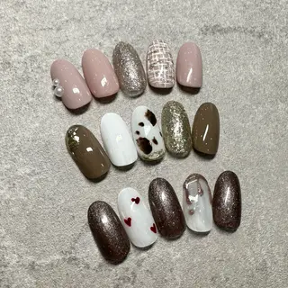 ネイル 🩷🩵mm.大宮 Riyo🧸🩵🩷のネイルデザイン