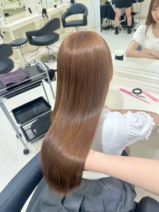 ロング カラー ヘアアレンジ 🎀 yuuka🎀のヘアスタイル