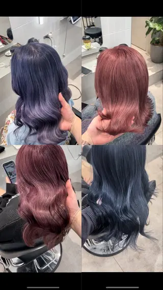 セミロング カラー ヘアアレンジ ONYX 表参道所属・ショート/ボブ/似 合わせ/顔周りカットのヘアスタイル