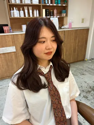 ロング unsarto所属・レイヤー💫パーマ 🌙 nanacoのヘアスタイル