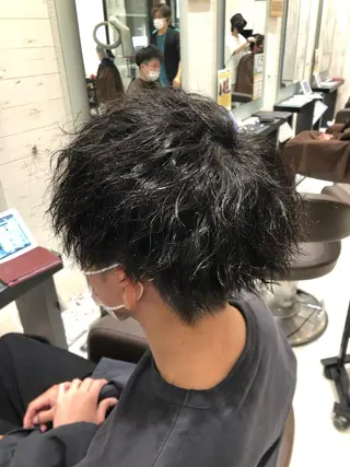 ショート パーマ メンズ 木野 翔斗のヘアスタイル