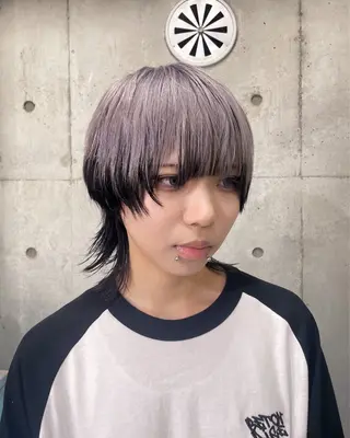 ショート ハイトーン/ブリーチ /ウルフ⛓️MAKIのヘアスタイル