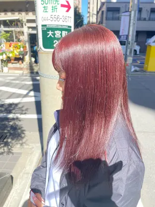 セミロング カラー 【髪質改善・美髪 矯正】🌟だいち🌟のヘアスタイル