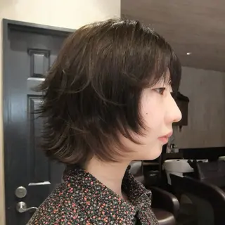 ショート 艶カラー/似合わせ/ yuan⟡.·のヘアスタイル