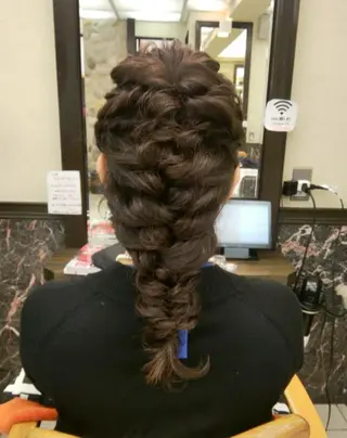 ロング ヘアアレンジ 菅原 綾のヘアスタイル