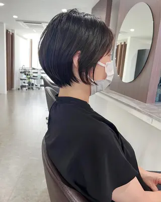 ショート VIVE counter所属・タナカ レイヤのヘアスタイル