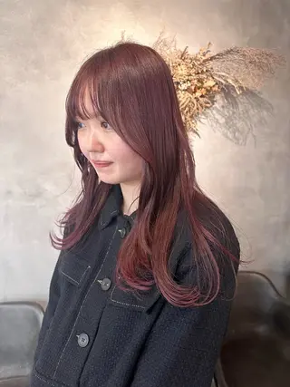 ロング カラー ピンクカラー/ mana🎀のヘアスタイル