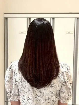 ロング 暖色カラー//了戒 美希//伊勢原のヘアスタイル