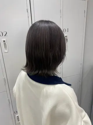 ミディアム カラー ヘアアレンジ ボブ /ニュアンス/ satomi🧸💖のヘアスタイル