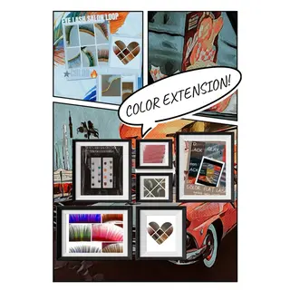 カラー マツエク・マツパ eyelash salonLoopꨄのマツエク・マツパデザイン