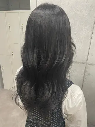セミロング カラー ✂︎newi池袋✂︎ 長谷川寛のヘアスタイル
