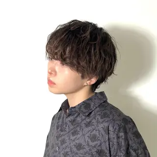 ショート パーマ メンズ 柏メンズカットパーマ NO.1タイチのヘアスタイル