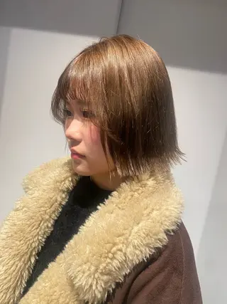 ショート カラー ミユウ👗🎀 /カラーリスト/ボブのヘアスタイル