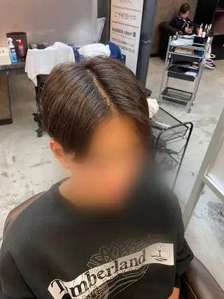 ショート メンズ メンズパーマ特化 カバヤマ　リョウのヘアスタイル