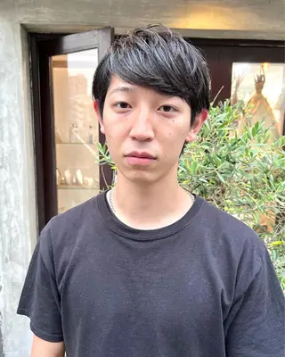 ショート メンズ 木村陸弥 似合わせ 透明感カラー🌿のヘアスタイル