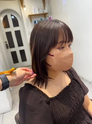 ミディアム カラー Dxxxx III所属・女性目線の大人 メンズ*Ayakaのヘアスタイル