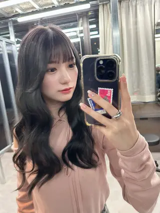 ロング 韓国/ワンホンヘア 髪質改善/MaCoのヘアスタイル