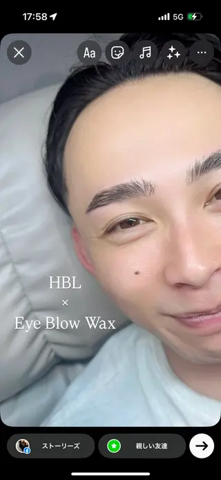 メンズ アイブロウ KAYU .のマツエク・マツパデザイン