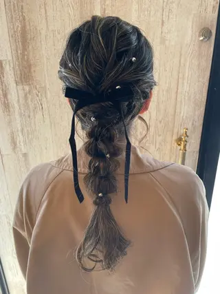 ヘアアレンジ 岡村 真子のヘアスタイル