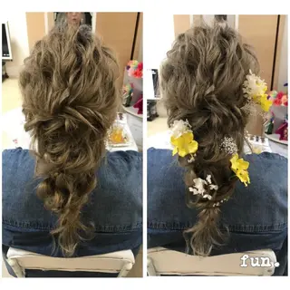 ロング ヘアアレンジ fun./ヘアセット /エクステ/着付のその他イメージ