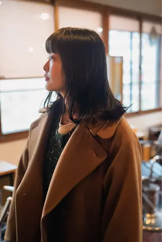 セミロング カラー 千葉 慎也のヘアスタイル