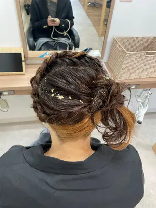 ロング 葭葉 久美子のヘアスタイル