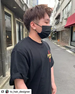 ミディアム カラー メンズ 🩷Eny terrace🩷のヘアスタイル