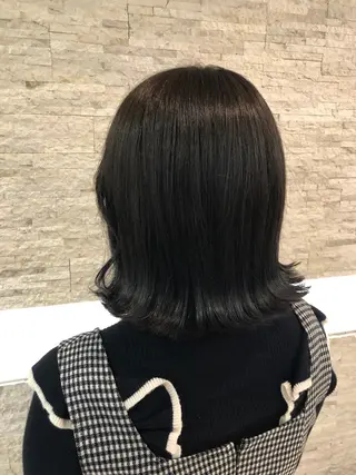 ミディアム カラー 韓国/インナーカラー 🍑YUI🍑のヘアスタイル