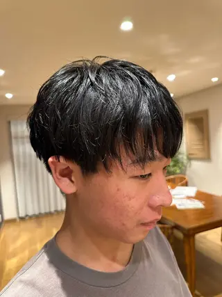 ショート 津田 幹太のヘアスタイル