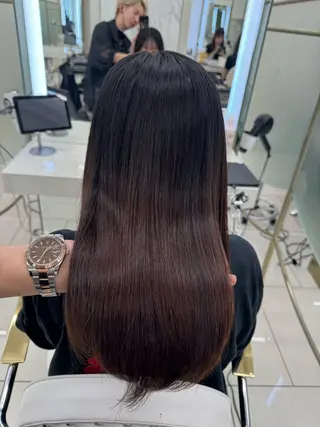 ロング COA GINZA 空也/前髪/顔まわりのヘアスタイル