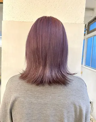 セミロング ゆうき あすかのヘアスタイル