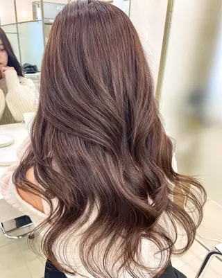 ロング カラー COA GINZA 空也/前髪/顔まわりのヘアスタイル