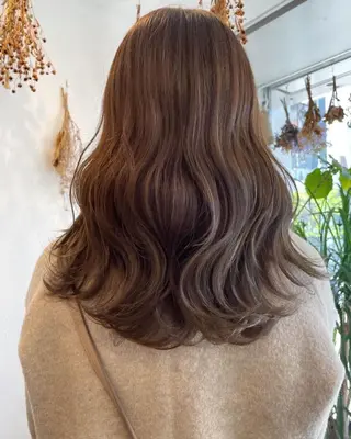 セミロング カラー m ā l o.🌷 サカモトマイコのヘアスタイル